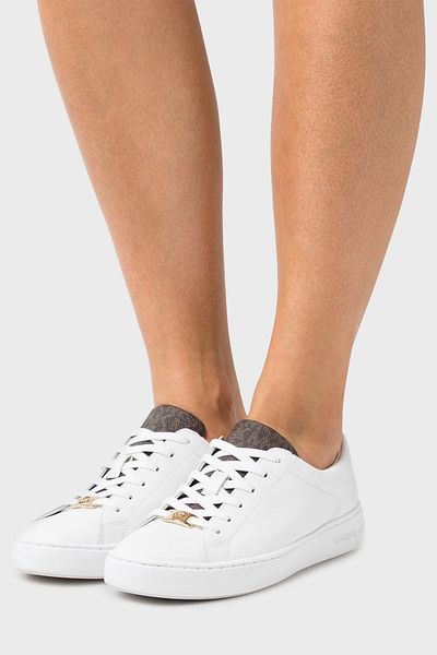 Michael Kors حذاء رياضي جلدي بشعار - 43T2KTFS3L200