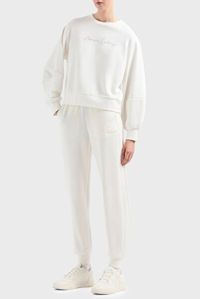 Armani Exchange Hanorac din bumbac cu croiala normala cu decolteu rotund 3DYM13 YJFFZ 1125