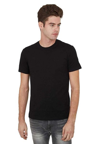 Armani Exchange Ανδρικό μαύρο μπλουζάκι 18K8NZT74ZJA5Z-AE1200