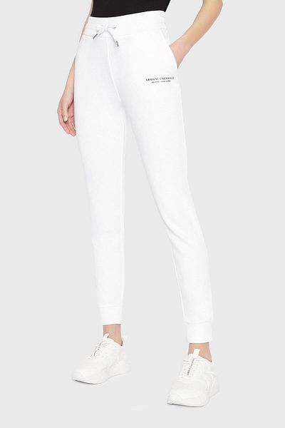 Armani Exchange Βαμβακερό στη μέση jogger αθλητικό παντελόνι γυναικείο παντελόνι 8nypba Yje5z 1100