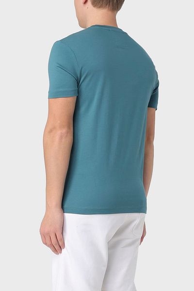Emporio Armani Памучна мъжка тениска с кръгло деколте - стандартна кройка 8n1tn5 1jpzz 07a2