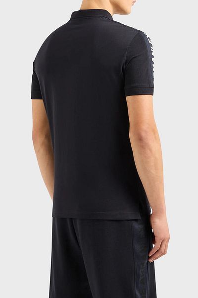 Armani Exchange Βαμβακερό κανονικό μπλουζάκι με λαιμόκοψη ανδρικό μπλουζάκι POLO NECK 3DZFLA ZJM5Z 1583