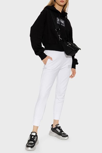 VERSACE JEANS COUTURE Versace 100% βαμβακερό κανονική εφαρμογή Jogger αθλητικό παντελόνι με τσέπες 73haat01 Cf00t S03