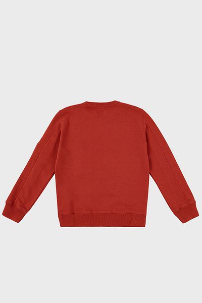C.P. COMPANY Детски памучен суитшърт с кръгло деколте - SWEAT 10CKSS058 003569W 468