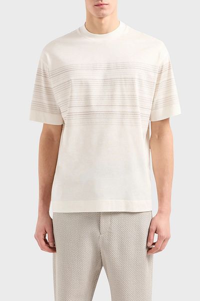 Emporio Armani Βαμβακερό μπλουζάκι Oversize Ανδρικό T SHIRT 3D1TA3 1JUVZ 0128