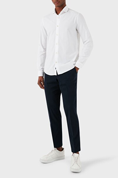 BOSS Streç Pamuklu Slim Fit Düz Paça Pantolon Erkek PANTOLON 50507575 404