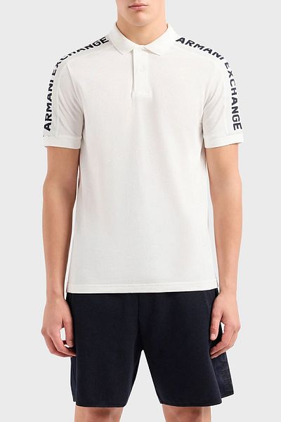 Armani Exchange Cotton Regular Fit Polo Neck T Shirt Men's POLO NECK T SHIRT 3DZFLA ZJM5Z 1116