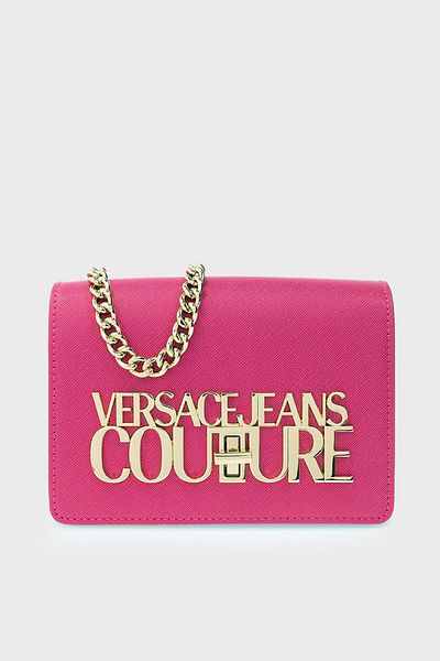 VERSACE JEANS COUTURE Removable Chain Strap Bag with Logo BAG 74VA4BL3 ZS467 406