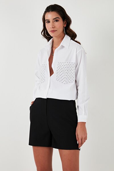 Lela Кишені з каменем, 100% бавовна, сорочка оверсайз СОРОЧКА 51444782