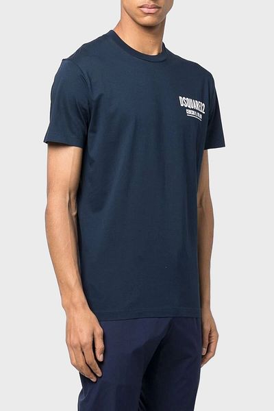 DSquared2 Tricou 100% bumbac Relaxed Fit Crew Deck Tricou bărbați S71gd1116s 23009478