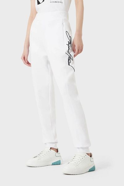Emporio Armani بنطلون رياضي مريح ومرن بقصة ضيقة من Jogger 3r2p7a 2jvkz 0100