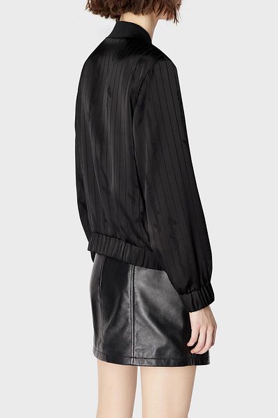 Armani Exchange Regular Fit College Collar Satin Bomber Jacket JACKET 6RYB10 YN2KZ 02EL