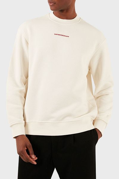 Emporio Armani Cotton Regular Fit Crew Neck Sweat Men's SWEAT 3D1MEC 1JODZ 0165