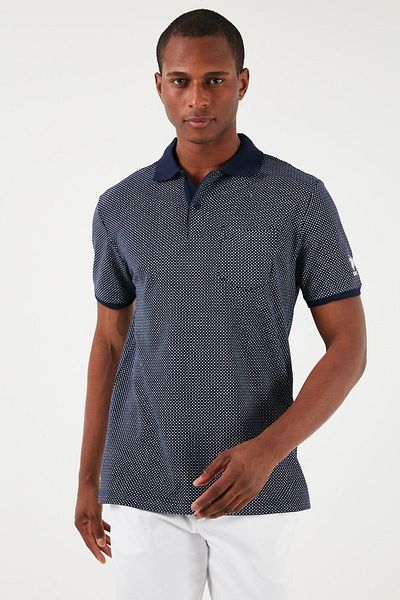 U.S. Polo Assn. U.S. Polo Logo 100% Cotton Regular Fit Polo Neck T Shirt Men POLO NECK T SHIRT G081GL0111826892