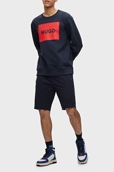 HUGO Pamuklu Normal Bel Slim Fit Chino Short Erkek Short 50471182 405