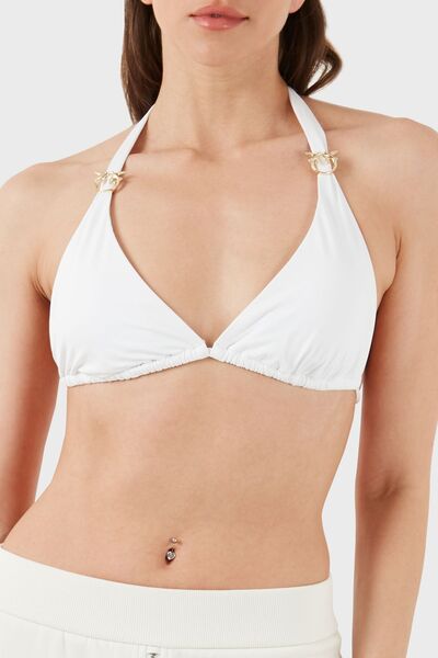 PİNKO Τρίγωνο μπικίνι με λογότυπο Pinko - Κάλυμμα με λαιμόκοψη 103216   A0S7 Z04