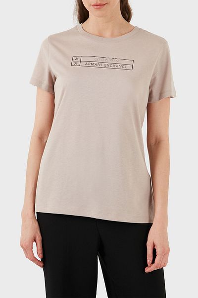 Armani Exchange Cotton Regular Fit T-Shirt - T SHIRT 3DYT01 YJ3RZ 1786