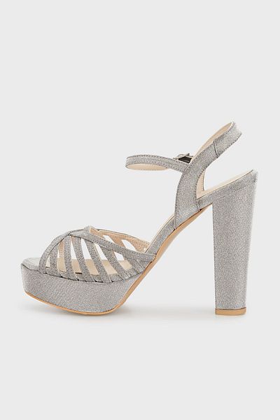 Lela Pantofi cu sclipici cu toc cu platforma - PANTOFI34718407023