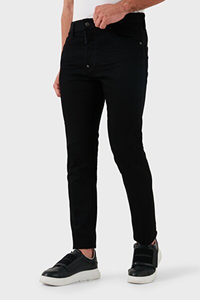 DSquared2 Streç Pamuklu Slim Fit Dar Paça Jeans Erkek KOT PANTOLON S71LB1350 S30564 900