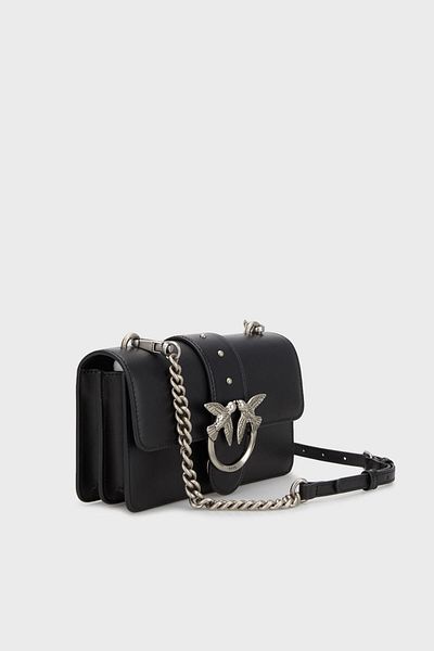 PİNKO Ledertasche mit Kettenriemen und Logo -100059 A0f1 Z99q