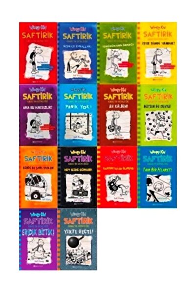 Epsilon Yayınevi Saftirik 14 Kitaplık Set (Kutulu) - Jeff Kinney