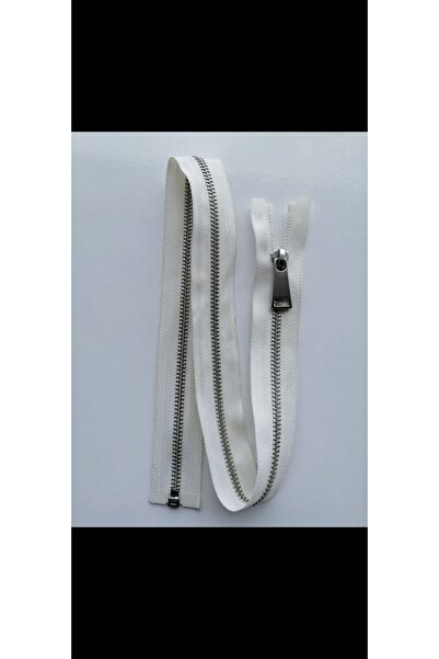 enSarüx إكرو ملون 62.5 سم أسنان فضية 5 قطع بدون سحاب معدني