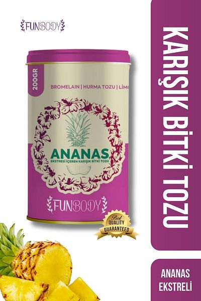FUNBODY 200 GR Pineapple Extract - Herbal Powder