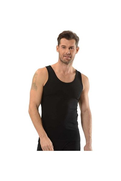 Jiber 3 Piece 147 Lycra Black Undershirt 96% Cotton 4% Elastane.