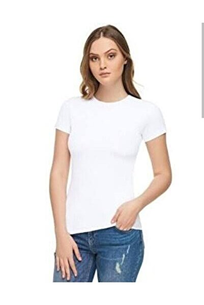 trenddünya بدلة نسائية من القطن الليكرا باللونين الأبيض والأسود من Tutku Elit...