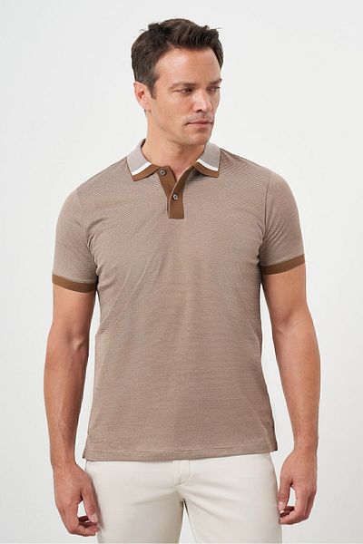 Morven Ανδρικό T-Shirt με γιακά Polo Trend Dynamic Fit