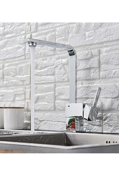 KUSTAR Mix Square Sink L Pipe Kitchen Faucet