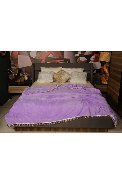 MİLAYS LİFE HOME COLLECTİON MILAY'S LIFE HOME - SOFT TASSELED WELSOFT Blanket Bedspread