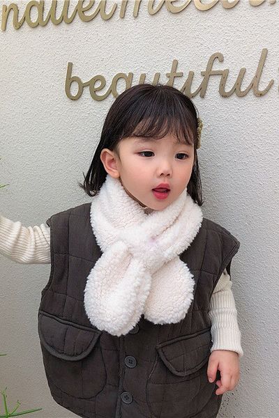 Bundera Woof Children's Scarf Plush Scarf Windproof Fleece Neck Collar Shawl
