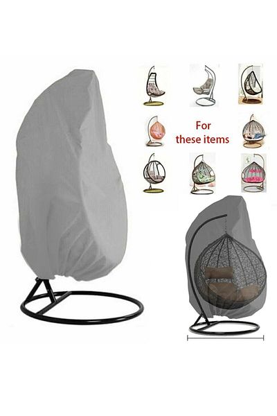 Bundera Gray Cocoon Hammock - Waterproof, Hazelnut Swing, Protection Cover, Cover Rain Dust Prevention Tarpaulin