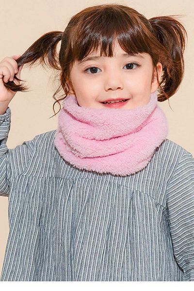 Bundeba Stole Children's Plush Neck Collar Scarf Scarf Windproof Fleece Neck Collar Shawl