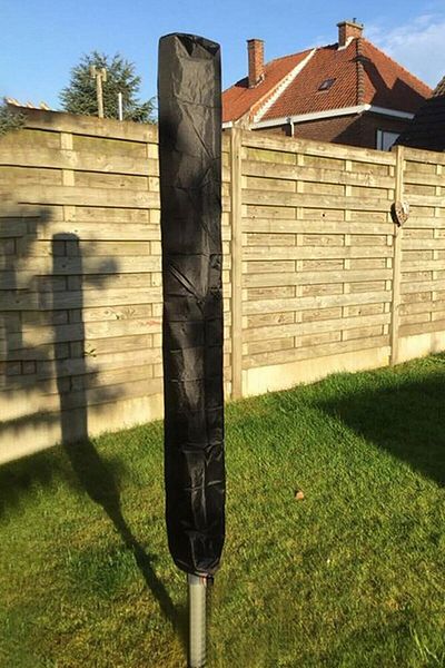 Bundera Brolly Black Waterproof Umbrella Beach Bag - 150x20cm