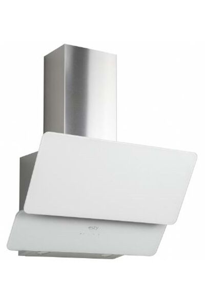 Esty 3471 Beyaz Camlı Davlumbaz