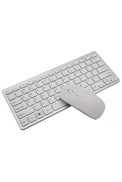 TahTicMer Km901 Kablosuz Wireless Mini Taşınabilir Klavye Mouse Seti Q Kalvye