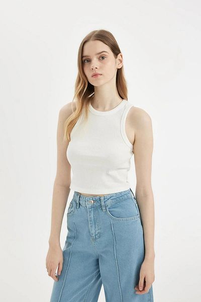DERİN FASHİON 2 PackHalterNeck Stretchy Undershirt - T-shirt and Blouse