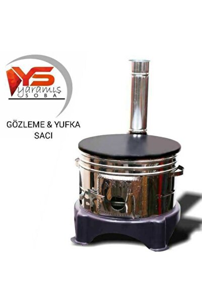 Ys YARAMIŞ Set Güveç Mangal Toprak Tandır Gözleme Yufka Ekmek Saçlı Soba Mangal Çay Tencere Aparatı Izgaralı