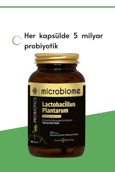Microbiome Lactobacillus Plantarum 30 Kapsül