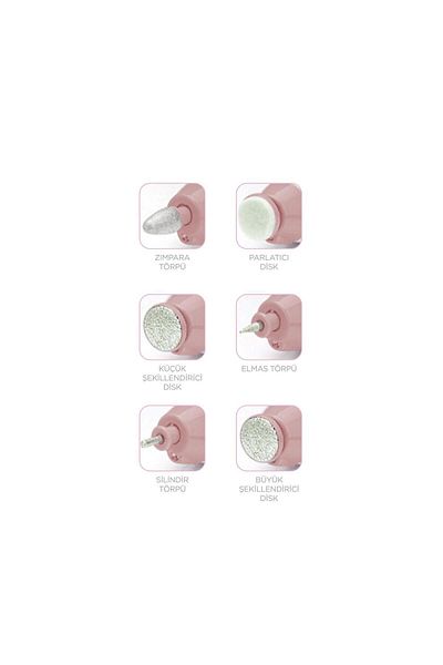 Polosmart PBS504 Manicure Pedicure Set Pink