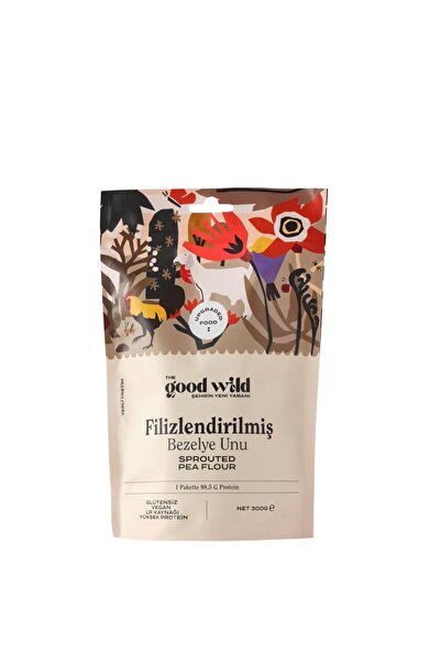 THE GOOD WİLD Glütensiz Filizlendirilmiş Bezelye Unu 300 G