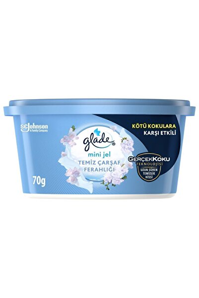 Glade Mini Jel Oda Kokusu Temiz Çarşaf Ferahlığı 3 'lü Set