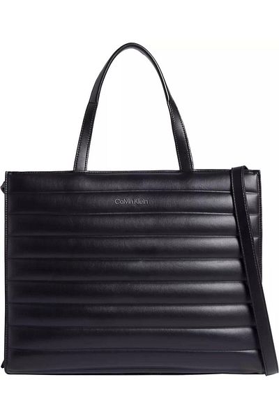 Calvin Klein Line Quilt Medium Tote Bag
