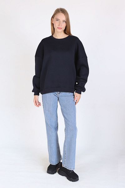 Rays 9152m Crew Neck Sweat Navy - Potrivire confortabilă