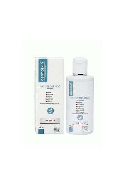 Dermoskin 200 ml Antiseborrheic Shampoo - Anti-Hair Loss and Dandruff