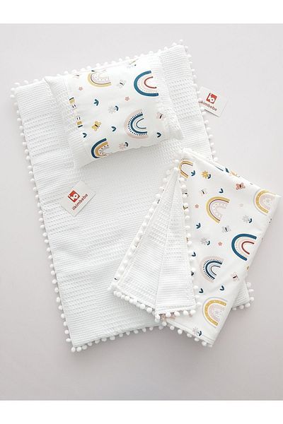 ilkimbebe Baby Products - Blanket Diaper Set, Cushion, Muslin, Newborn, Crib