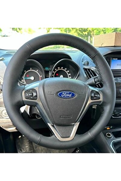 imza direksiyon kılıfı FORD FİESTA ARACA ÖZEL DERİ DİREKSİYON KILIFI-PLASTİK ...