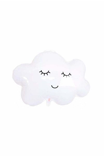 Partifabrik Eyelashed Cloud Foil Balloon 75 Cm